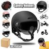 Kask rowerowy 3C Certyfikowany lekki męski i damski elektryczny półkask rowerowy motocyklowy z goglami