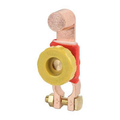 Cut-off Switch for Car RV ATV Top Post Brass Connector, Stable Power Connection, Leak Proof 6V 24V