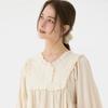 Lunaluz Women S Two Piece pajamaS Cotton V Neck Long SleeVe Daphne