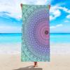 1pz Telo mare bohémien, microfibra ultra-fine essenziale per piscina, spiaggia, resort, asciugamano da bagno assorbente ad asciugatura rapida