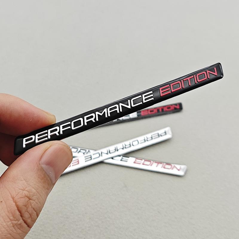 2pcs 3D Aluminum Auto Motorcycle Sticker Logo Performance Edition Decal For BMW Suzuki Kawasaki Yamaha Aprilia Ducati Accessorie Uq2