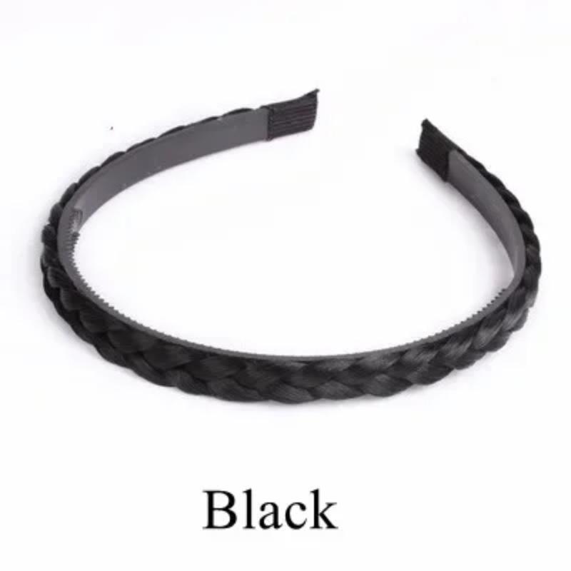 New Women Vintage Wig Headbands Braids Girls Style Hair Band Head Band Wig Hair Accessories Turbans for Women head band