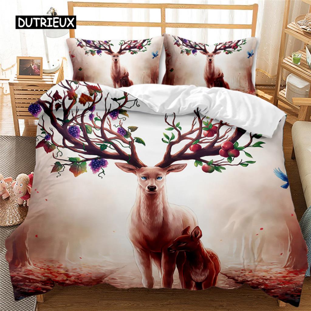 Panda Tiger Bedding Set, 3D Printed Animal Duvet Cover, Twin Full Queen King Double UK Supking Sizes Bed Linen Pillowcase