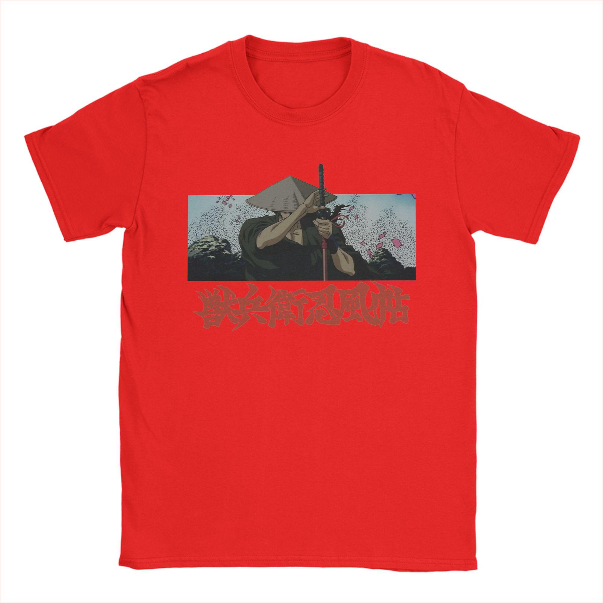 

Ninja Scroll Jubei T Shirts for Men Cotton Leisure TShirt Crewneck Tee Shirt Short Sleeve Clothes 4XL 5XL S