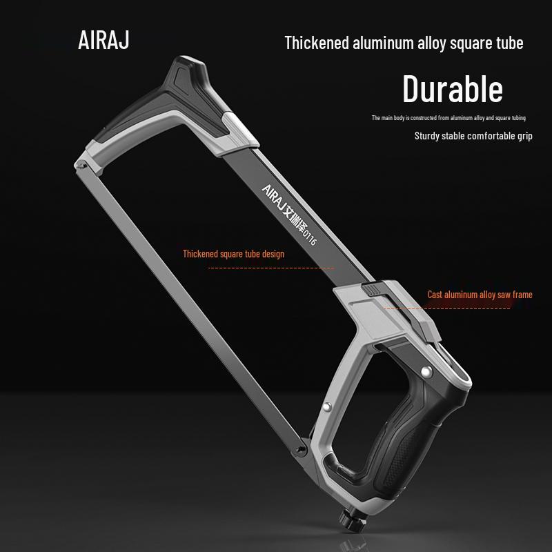 Compact Household Handheld Hacksaw with Iron Blade and Frame