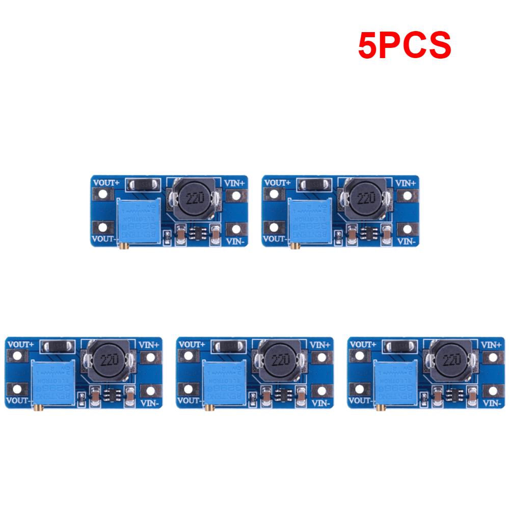 1-20PC MT3608 DC-DC Step Up Converter Booster Power Supply Module Boost MAX Output 28V 2A For Arduino Adjustable 5V/9V/12V/24V
