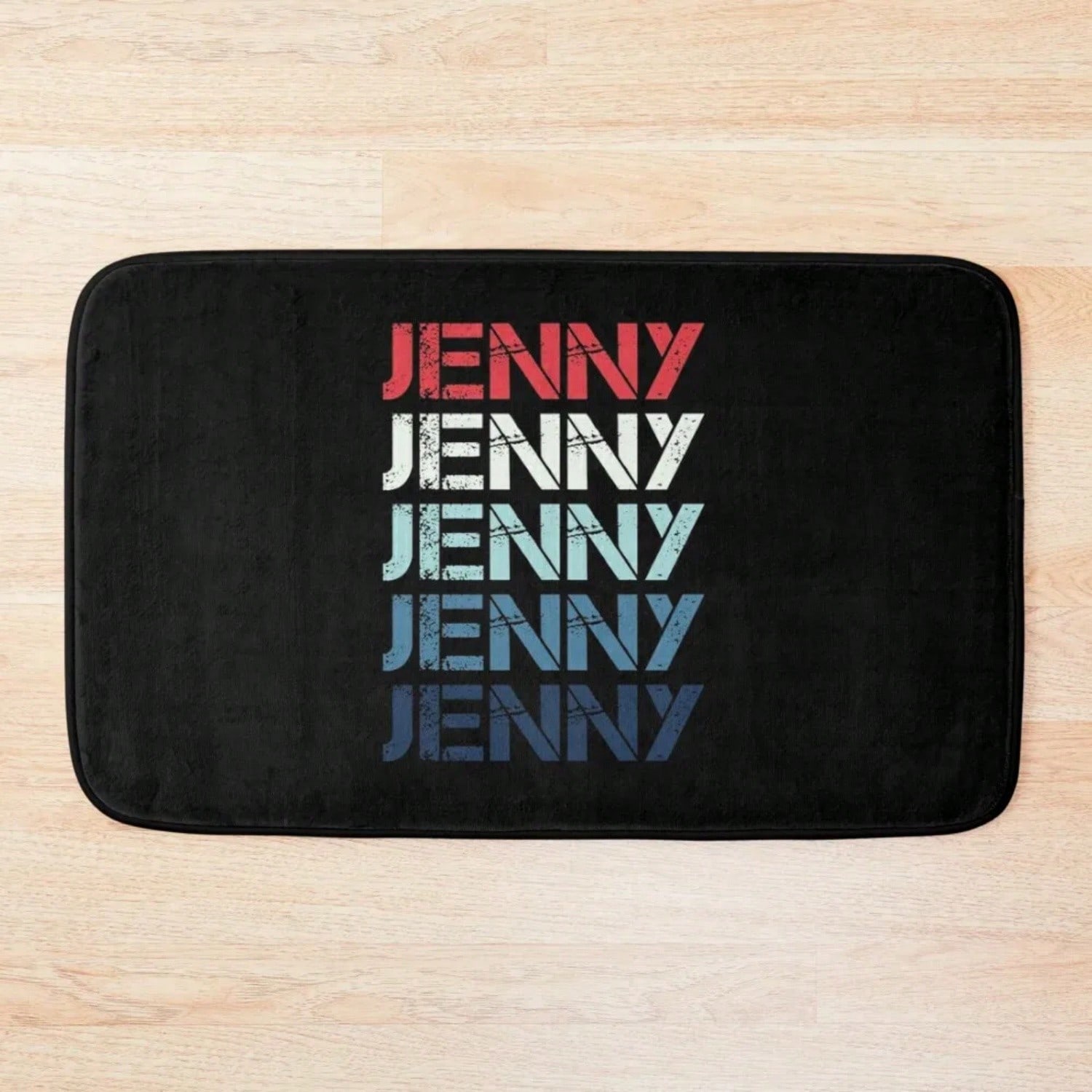 Jenny Name T Shirt - Jenny Vintage Retro Jenny Name Gift Item Tee Bath Mat Toilet Carpet Bathroom Floor Mat S разноцветный
