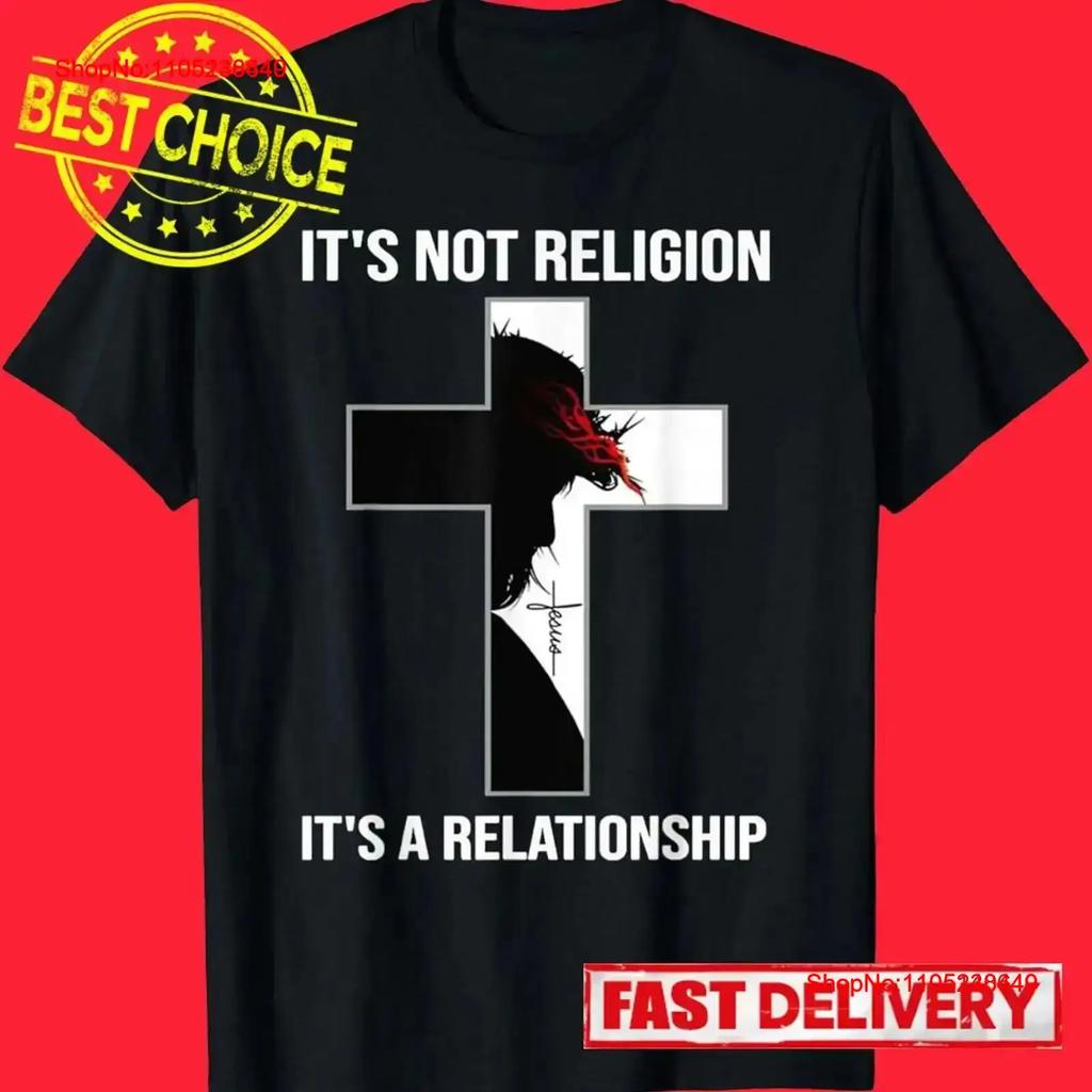 Its Not A Religion Personal Relationship T Shirt Vintage Breathable Stylish Comfortable Homme Casual Graphic Vintage