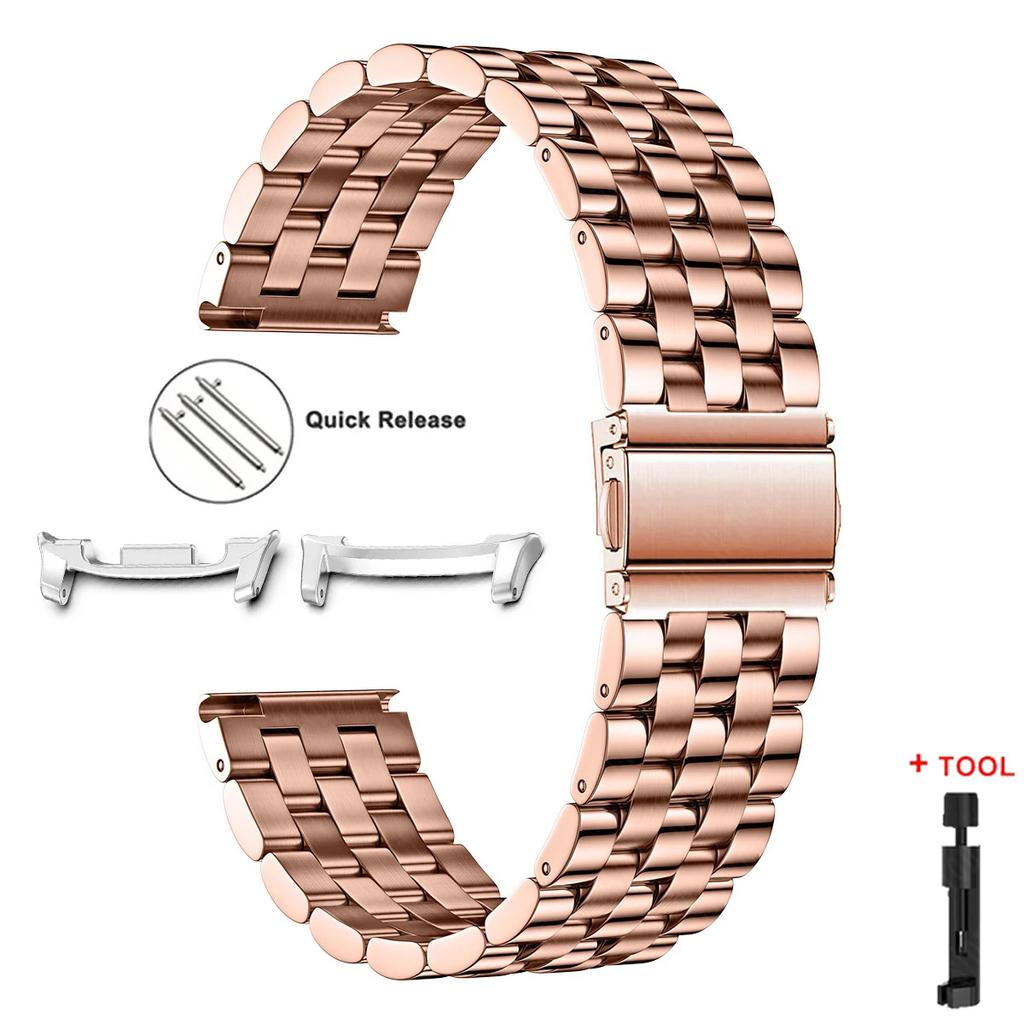 Stainless Steel Strap for Samsung Galaxy Watch 8 40mm 44mm 8 Classic 46mm Galaxy Ultra 47mm 2025 Band Metal Bracelet Wristband