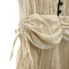 UNITED TOKYO Leaf Pattern Long sleeve JQ one piece beige Women Used