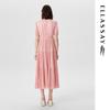 ELLASSAY 2025 Summer V-Neck Waist-Cinching Maxi Dress