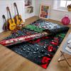 "Samurai Sword with Blood Drops" Patterned Carpet, Non Slip Mat Suitable for Living Room and Bedroom Sofas