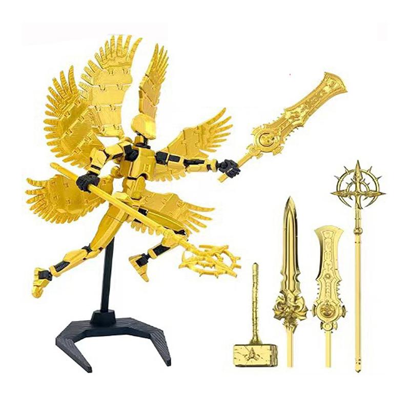 1 Set DIY Dekompressionswerkzeug Lucky 13 Figur Roboter Spielzeug Gelenk Beweglich 3D-Druck Generation Dummy Titan13 Puppe Actionfigur