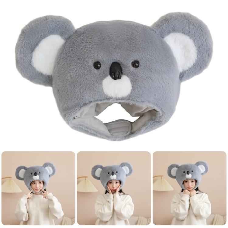 Trendsetting Fun Koala Hat for Douple Engagement Wedding Photo Props Party Wear Novelty Headgear Props