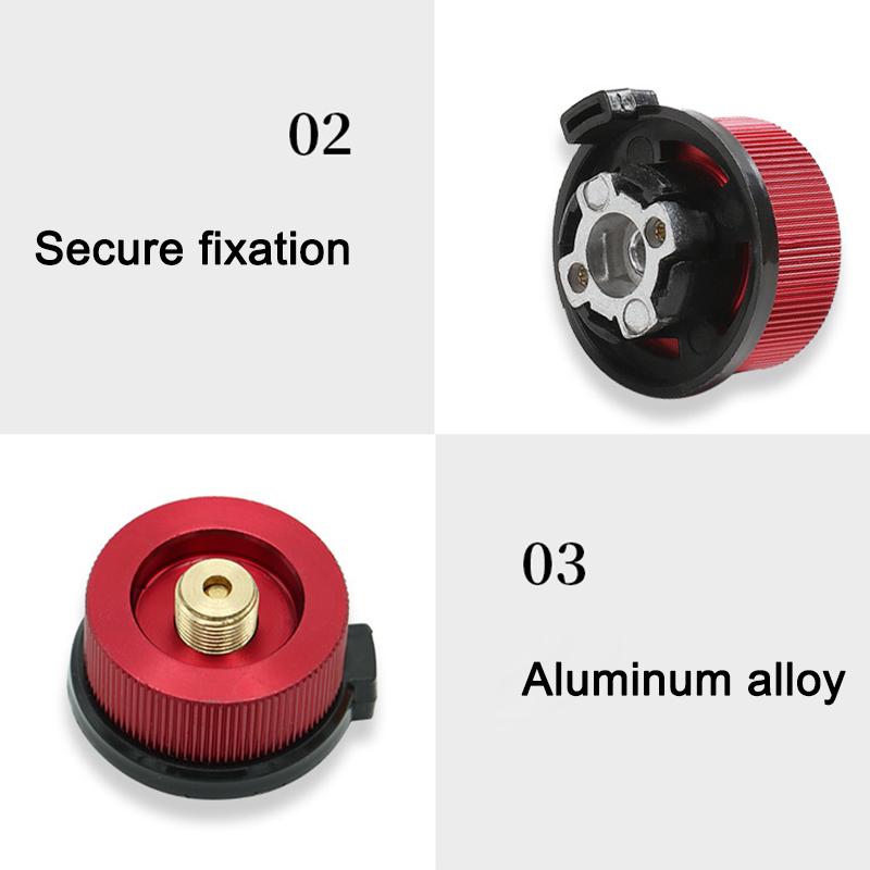Outdoor Camping Portable Picnic Stove Gas Stove Stainless Steel Oven Mini Gas Stove Converter Stove Head