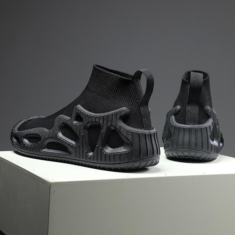 Calzini e scarpe traspiranti alla moda Scarpe sportive in tessuto a mosca tinta unita Scarpe per il tempo libero all'aperto da uomo e da donna Scarpe da tavolo 36-47