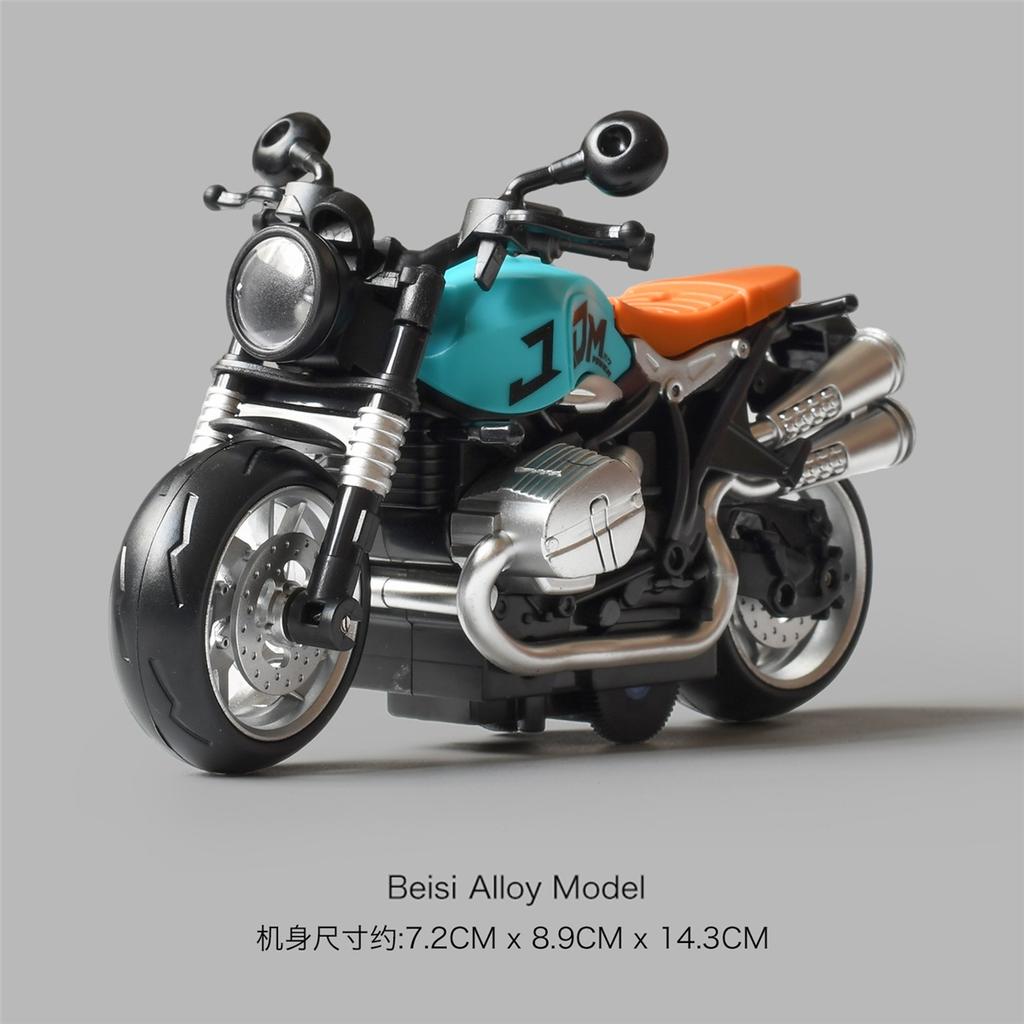 Kids Pull‑Back Motorcycle Toy, Simulation Locomotive Model Toy Car, Boys Girls Gift, Children’s Play Vehicle Toy