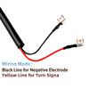 2pcs Motorcycle LED Turn Signal Lights Yellow Flowing Flashing Turn Signal Indicator Moto Blinker for Honda Yamaha Accessories
