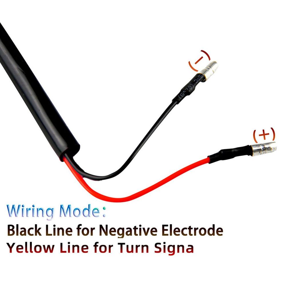 2pcs Motorcycle LED Turn Signal Lights Yellow Flowing Flashing Turn Signal Indicator Moto Blinker for Honda Yamaha Accessories