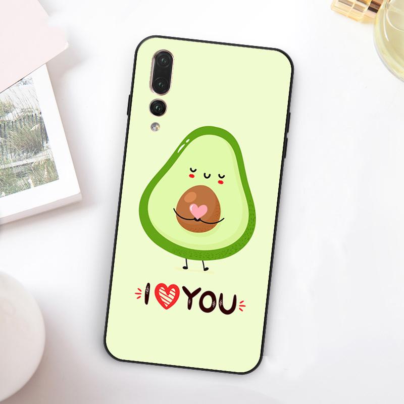 

Cute Avocado For Huawei Nova 5T 9 10 SE 7i 8i 11i 12i Y73 Y90 Y70 Y72 Y61 Y91 Y60 P20 P40 P30 Lite Case Huawei Nova Y91