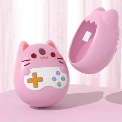 Silicone Protective Case for Electronic Pet Anti-Fall Protection Carrying Strap Vivid Color