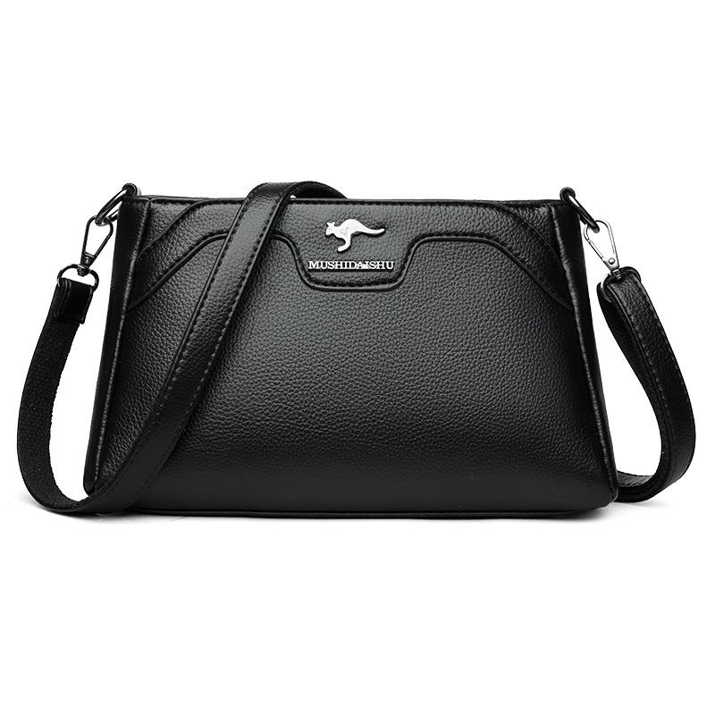 PU Middle-aged Mother Bag Women's Shoulder Crossbody Small Square Bag