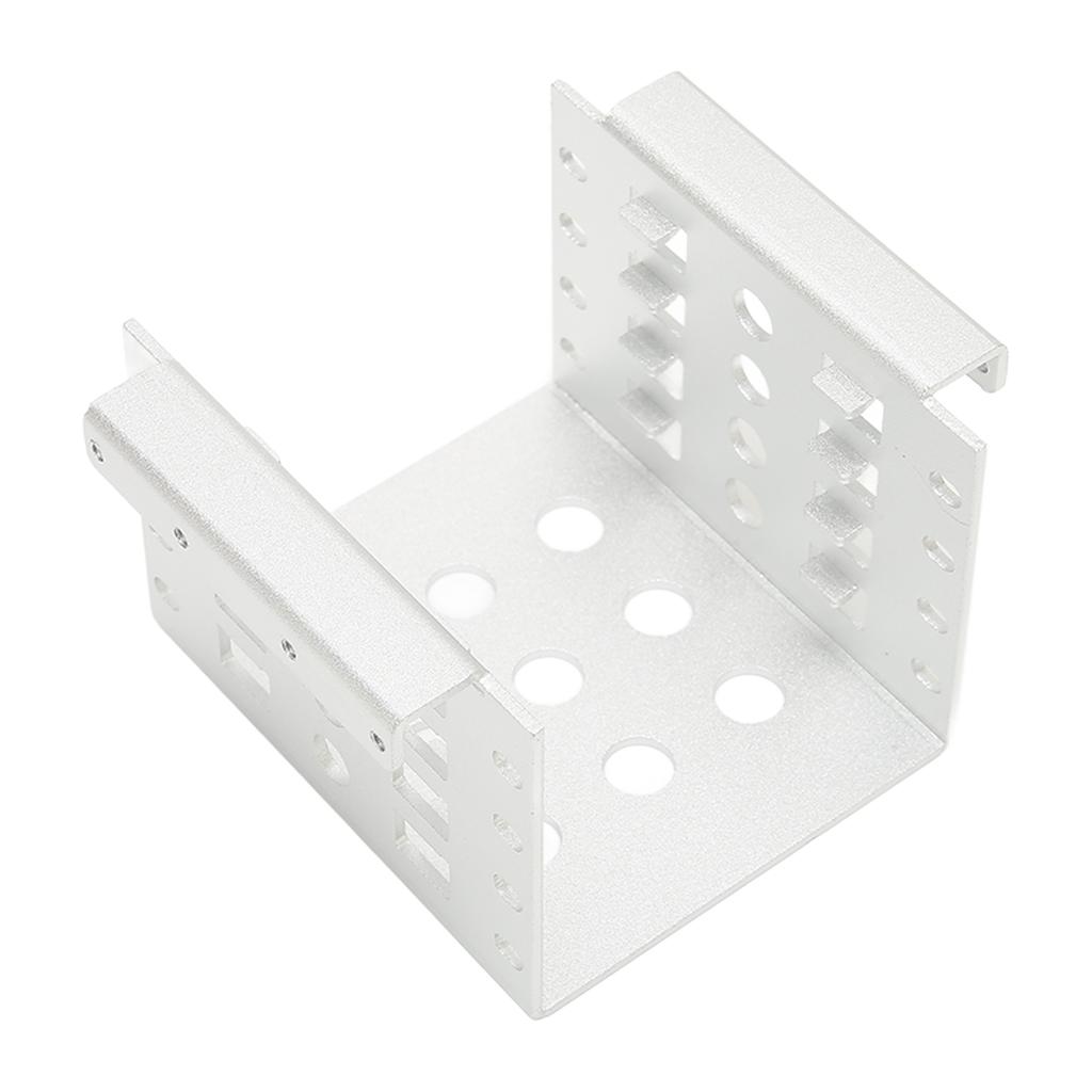 2.5in Mounting Rack Aluminium Alloy Hollow Design High Hardness 2.5in Hard Drive Cage for 2.5in IDE SSD (Not Inclube Hard Disk)