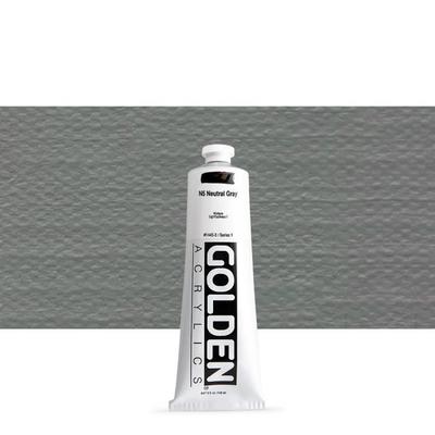 Acrylic Paint - Golden - Heavy Body - 150ml - Neutral Grey No.5 - Matte Finish