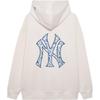 New Era Blue And White Porcelain Series MLB New York Yankees Loose Fit Graphic Print Drawstring Hoodie Unisex Hoodies 14385192