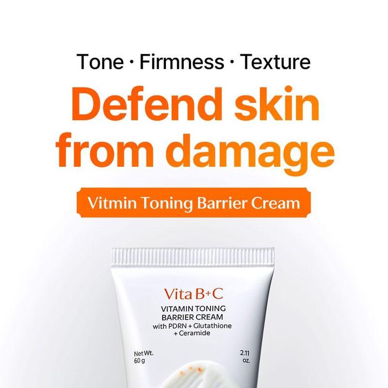 dear, klairs Vitamin Toning Barrier Cream