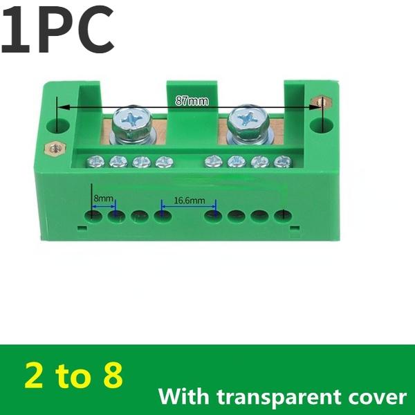 

1 шт. Електричний дріт Клемна коробка Розподільна коробка Клемний ряд Розподільна коробка З’єднання проводів зелений