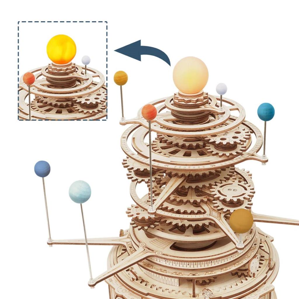 ROBOTIME ROKR Mechanical Orrery ST001 3D Wooden Puzzle