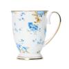 350ml Keramik-Kaffeetasse Vintage Knochenporzellan Kaffeetasse Tasse Bedruckte Teetasse Frühstückstasse Trinkgeschirr Küchenzubehör