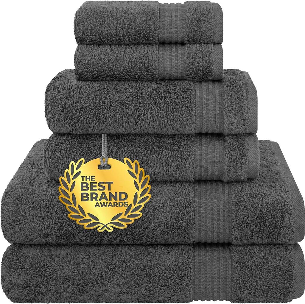 Soft, Absorbent Men's Multi-Color Thick Cotton Bath Towel Set with Code for Vacuum Packing