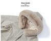 2025 Winter Women's Plus Velvet Fur Collar Parka - Warm Cotton Casual Jacket for Mothers