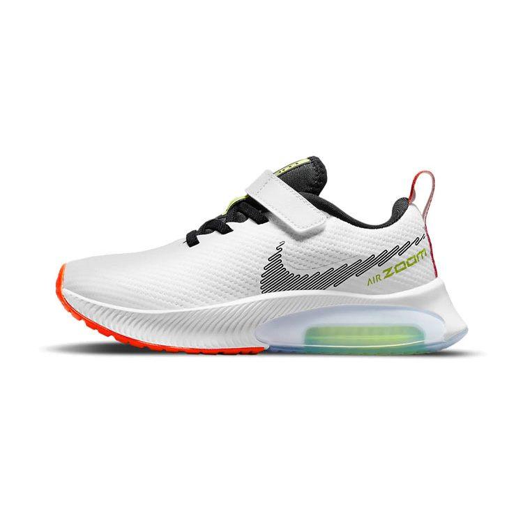 Nike Air Zoom Arcadia Low top Running Shoes White Black Red Children Aged 3 7 Years Old CK0714-103