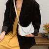 Jacquard cloth summer small bag women's 2025 new casual armpit bag women's chain single shoulder baguette women's bag