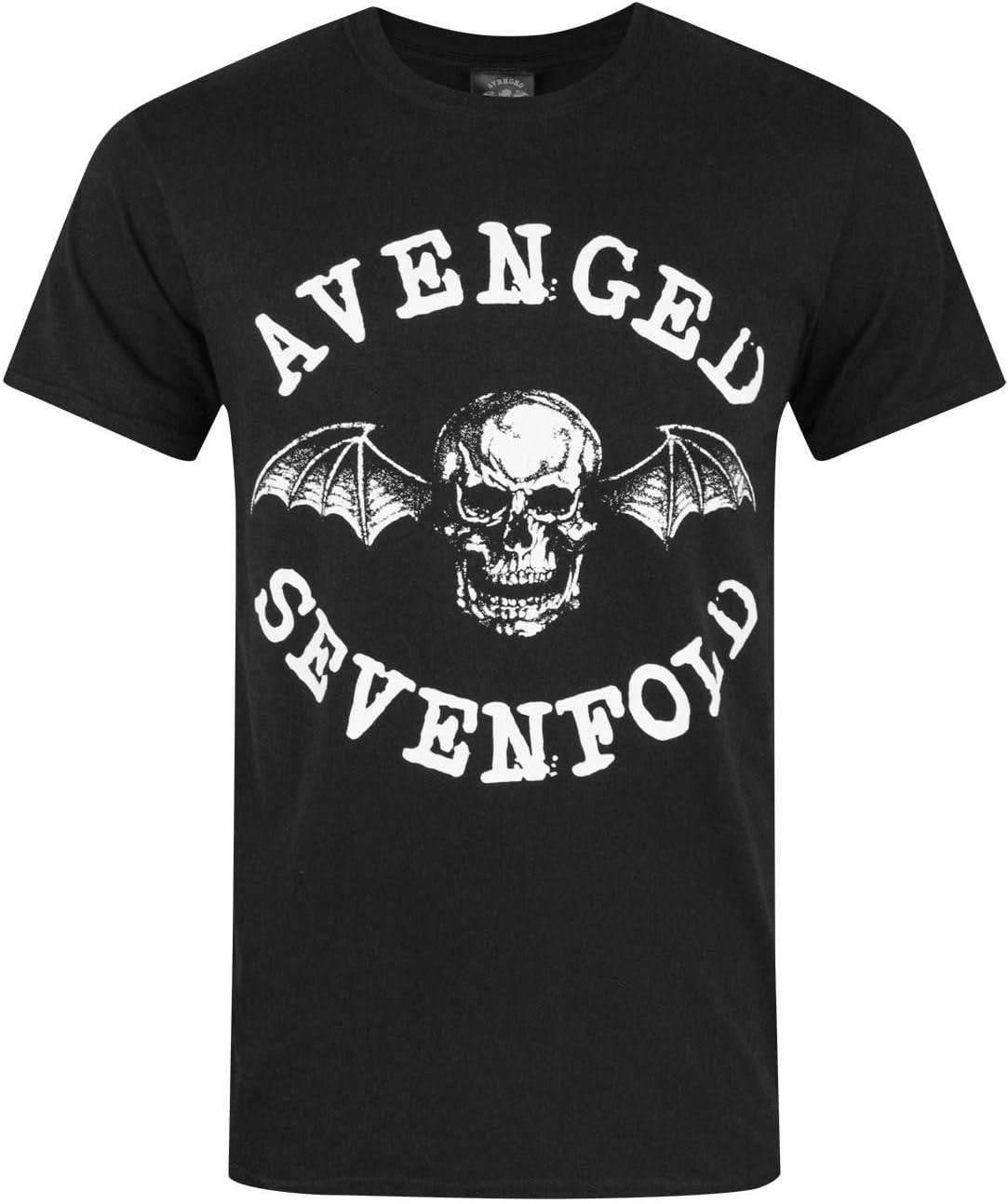 Official Avenged Sevenfold Classic Deathbat Men s T-Shirt (M) S