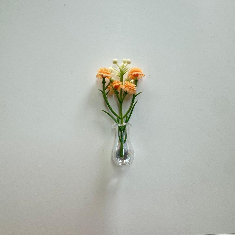 Mini Glass Bottle Flower Vase Fridge Magnets Big Small Sizes For Home Kitchen Diy Decoration Ornaments
