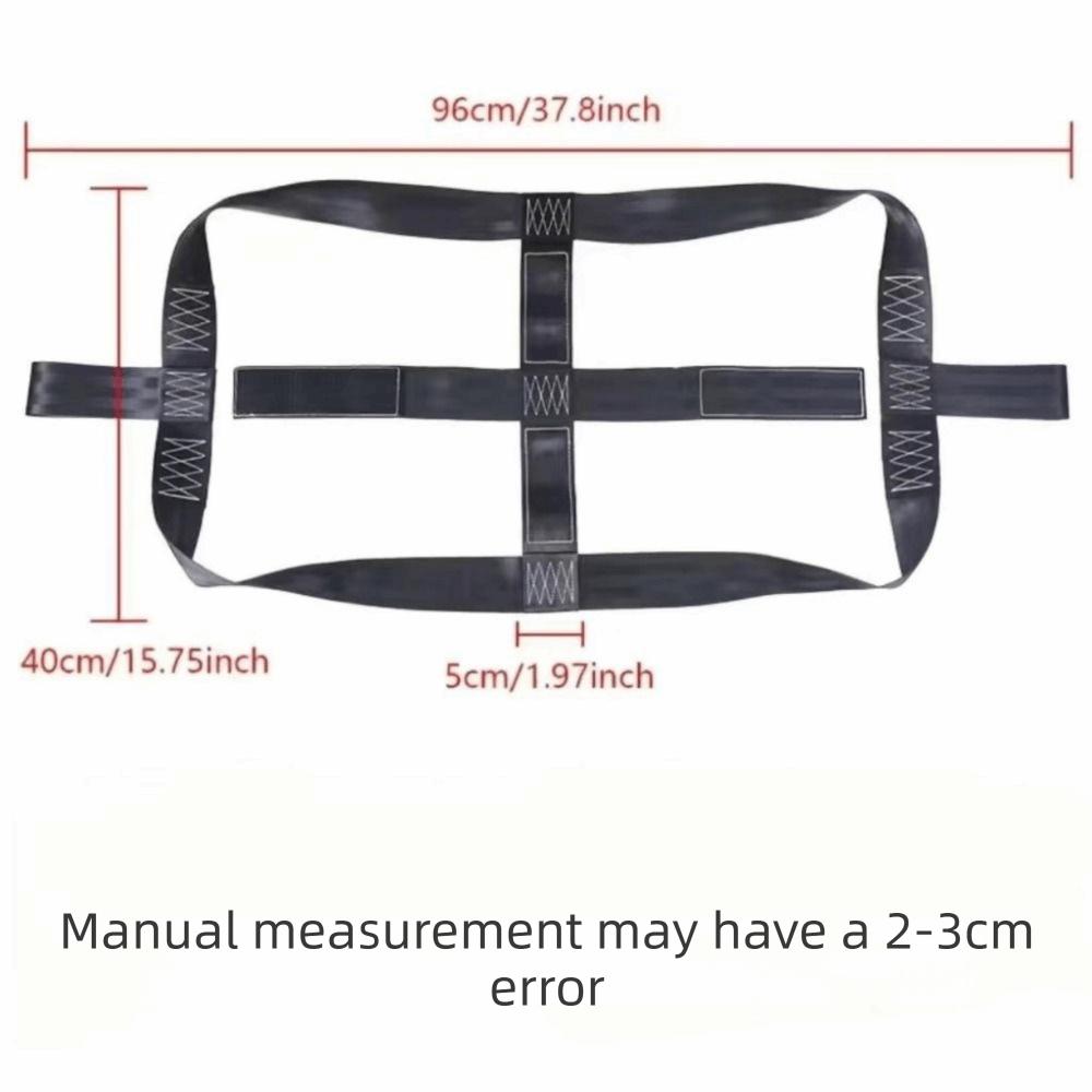 Heavy Duty Wheel Securing Strap Foldable Motorcycle Tie Down Strap Tow Truck Use