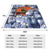 Grizzly e Lemming Design Creativo Leggero Sottile Morbido Coperta in Flanella Bambini TV Orso Grizzy Bambino e Bambini Grizzy e i Lemming