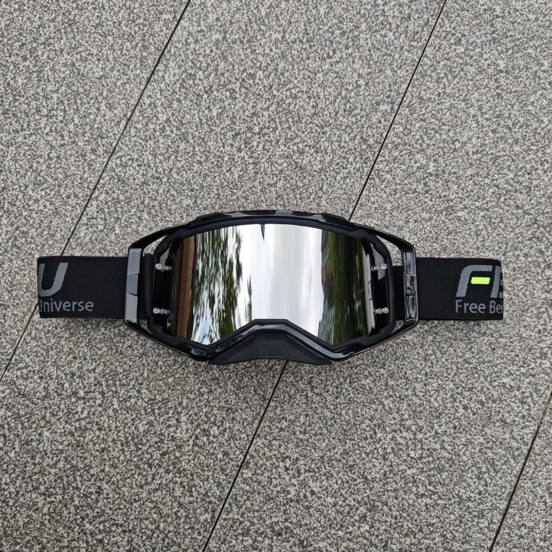 Motorcycle Dirt Bike Goggles Off-Road Riding Cycling Sports Windproof UV Protection Replaceable Lens Full Frame