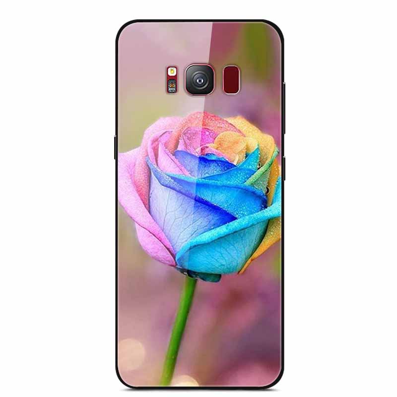 Glass Back Cover For Samsung S8 Plus Phone Case S8Plus Hard Tempered Glass Case For Samsung Galaxy S8 Plus Case S 8 Soft Edge