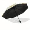 Disney Chip,Dale,Squirrels Manual Opening and Closing Umbrella - 8-Rib Reinforced Folding Design, Lightweight and Portable, Suitable for Dai