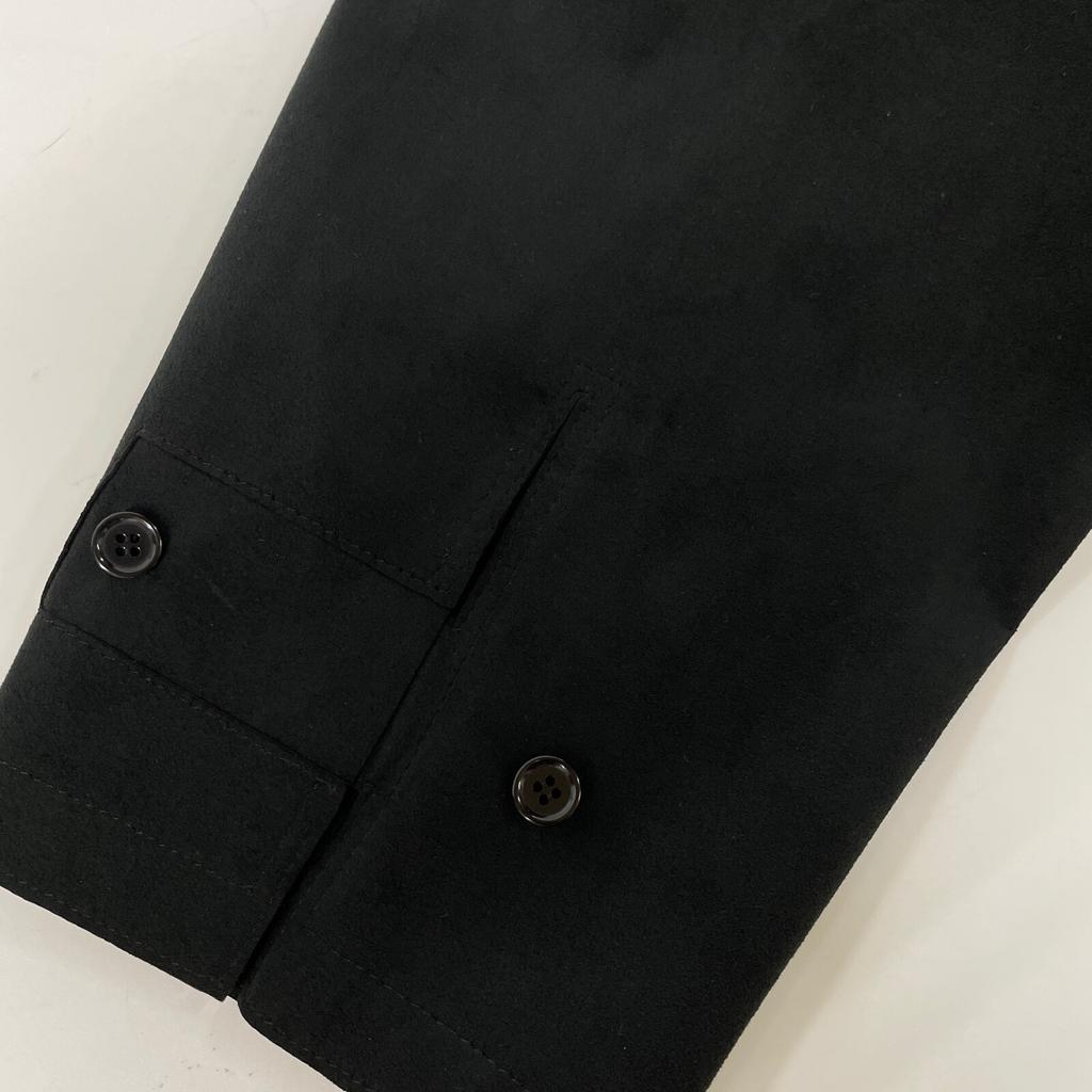 Unlikely CBJA14UNIB Black REDON Ultra Suede Coat Coat 3 blackUsed