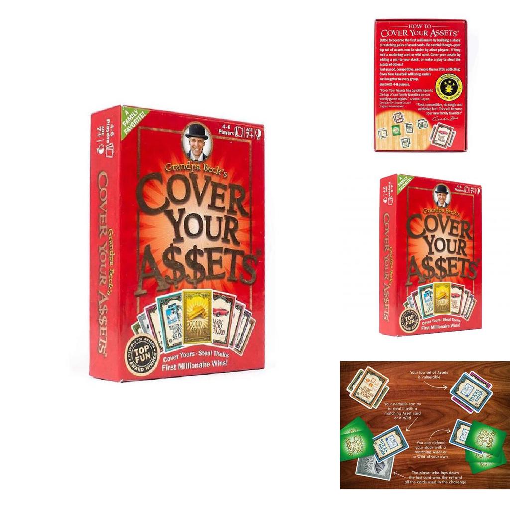 Grandpa Becks Cover Your Assets Collectible Card Game For Family Fun And Game Night