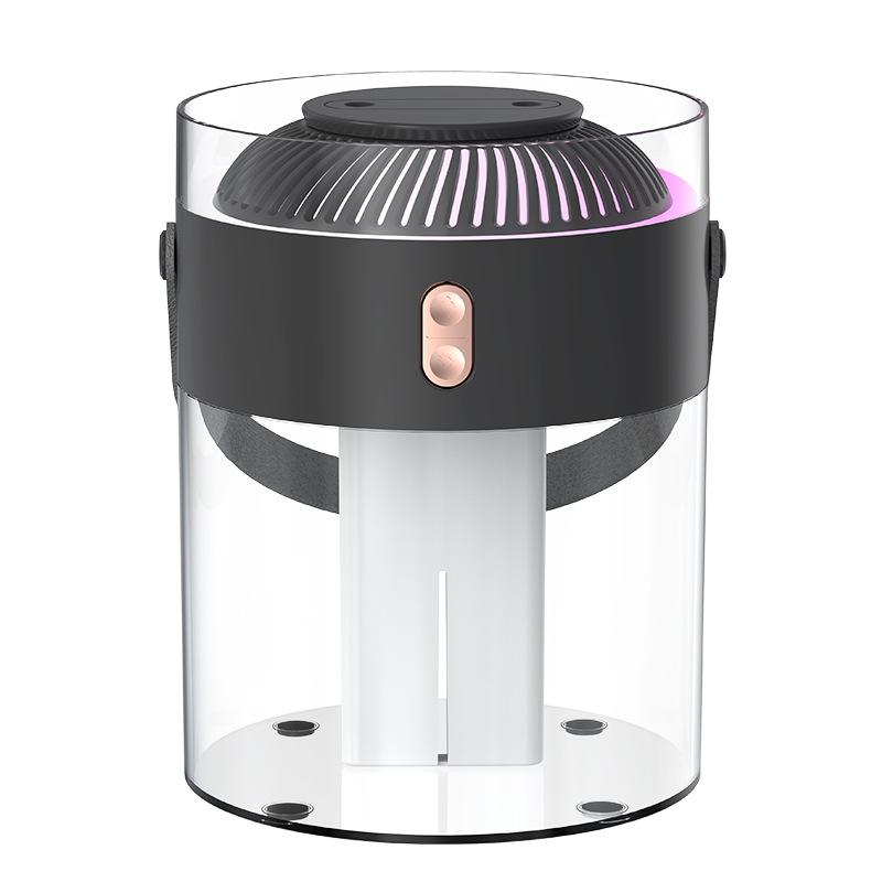 Double Spray Colorful Night Light Humidifier Nano Atomization Wireless Rechargeable Humidifier Portable Mute Humidifier