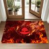 Nottingham Forest Football Design Crystal Velvet Rug Soft Decorative Mat for Bedroom Entrance