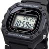 Casio Standard Digital Wristwatch for Men and Overseas Model W-218H-1AV Women, Black, [Used]