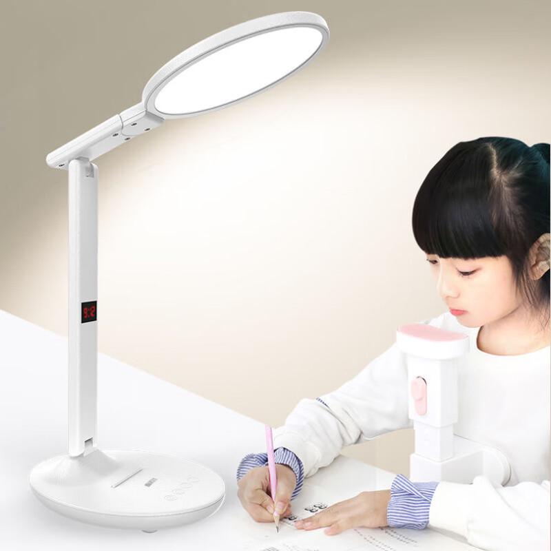 Xuanyong Eye-Protection Rechargeable Desk Lamp with Clock